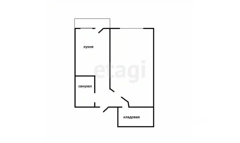 1-к кв. Тульская область, Тула ул. Героев России, 8 (40.5 м) - Фото 2