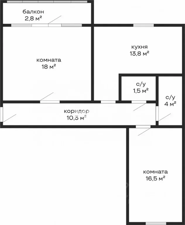 2-к кв. Челябинская область, Сосновский муниципальный округ, д. ... - Фото 2
