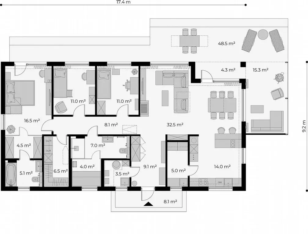 Коттедж в Ленинградская область, Ломоносовский район, Лаголовское ... - Фото 1