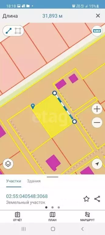 Участок в Башкортостан, Уфа № 32 ОСТ ОАО УМПО КС, 131 (8.0 сот.) - Фото 1