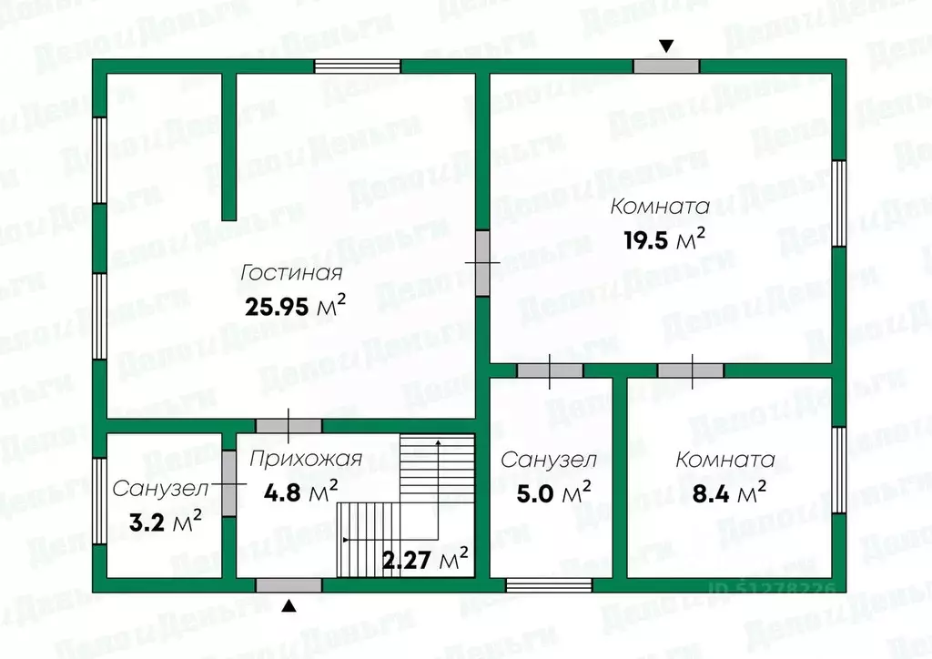 Дом в Кировская область, Слободской район, Ленинское с/пос, пос. ... - Фото 0