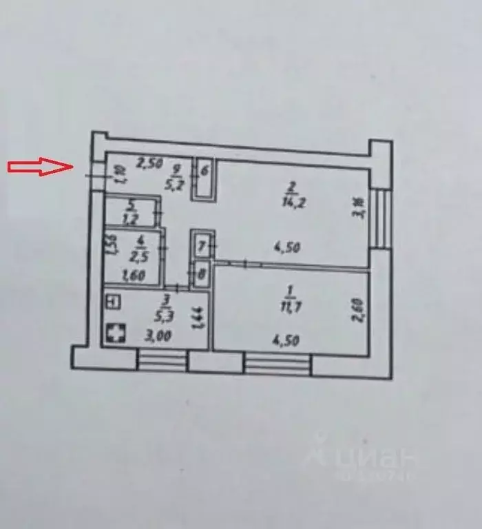 2-к кв. Хабаровский край, Нанайский район, с. Троицкое ул. 40 лет ... - Фото 2