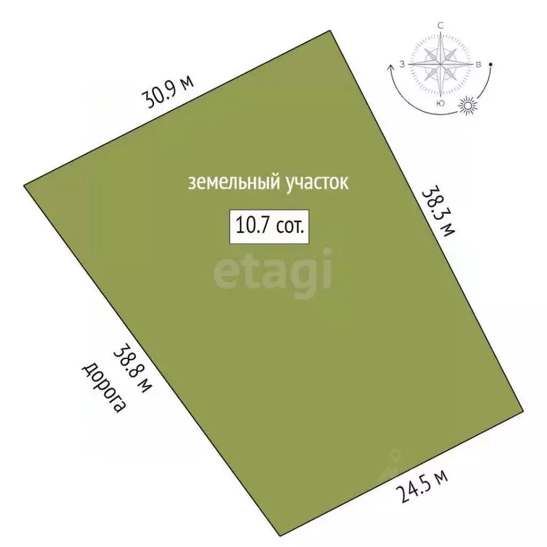 Участок в Калужская область, Малоярославецкий муниципальный округ, ... - Фото 2