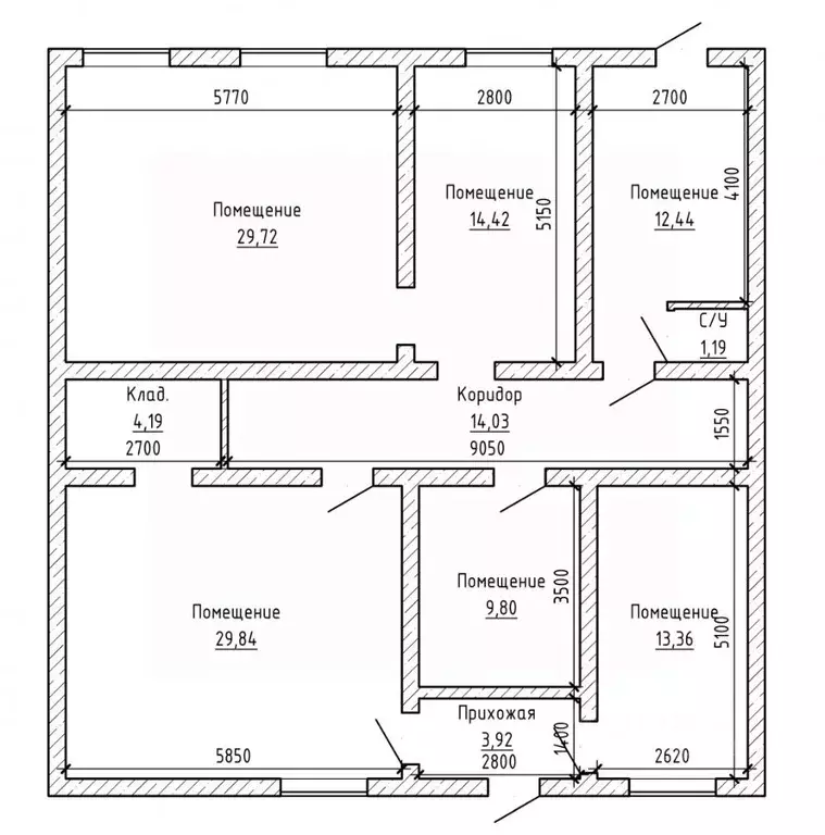 Помещение свободного назначения в Кабардино-Балкария, Нальчик пер. ... - Фото 2