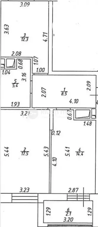2-комнатная квартира: Казань, ЖК Мечта, 4 (60.2 м) - Фото 0