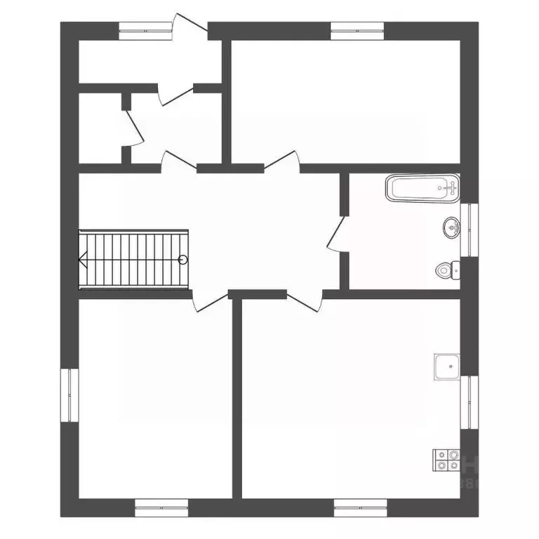 Дом в Тульская область, Веневский муниципальный округ, д. Руднецово 82 ... - Фото 2