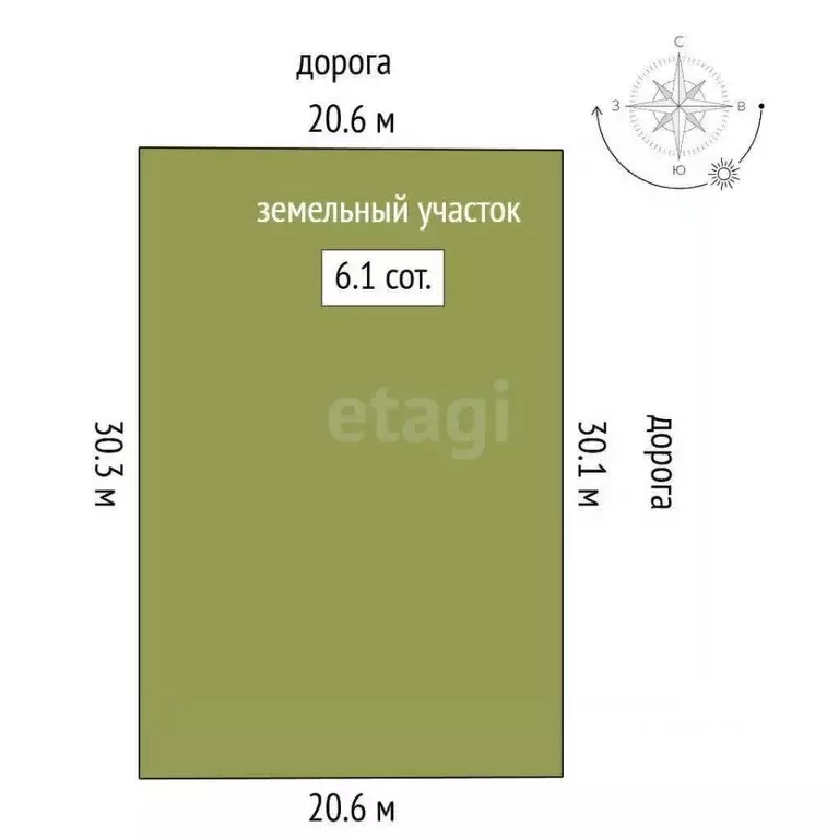 Участок в Ростовская область, Ростов-на-Дону Защитник садовое ... - Фото 2