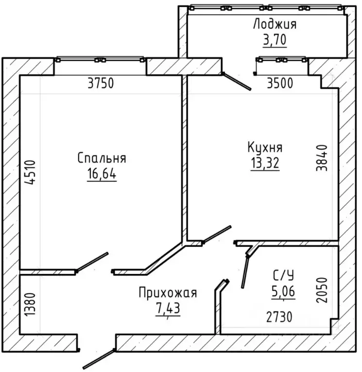1-к кв. Кабардино-Балкария, Нальчик Московская ул. (45.0 м) - Фото 2