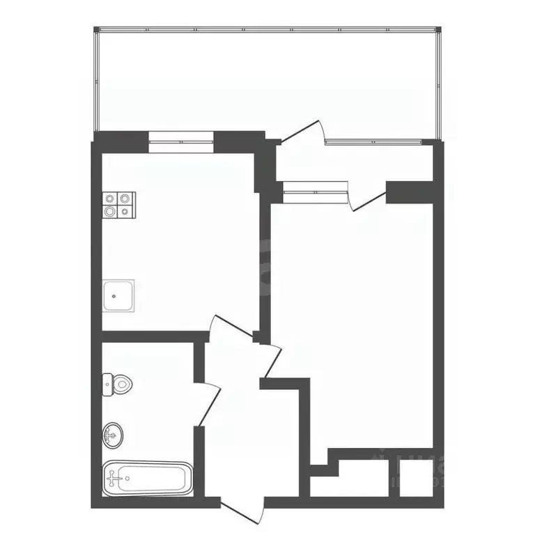 1-к кв. Тульская область, Тула ул. Купцов Гречихиных, 8 (36.7 м) - Фото 2