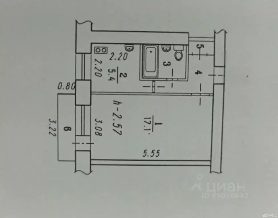 1-к кв. Омская область, Омск Привокзальный мкр, ул. Академика Павлова, ... - Фото 2