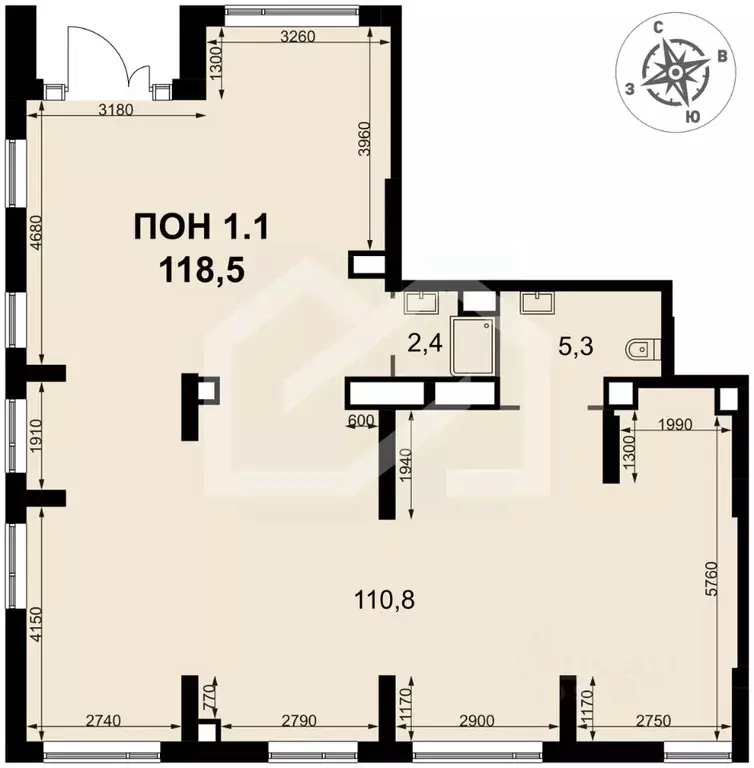 Торговая площадь в Московская область, Химки Клязьма-Старбеево мкр, ... - Фото 1