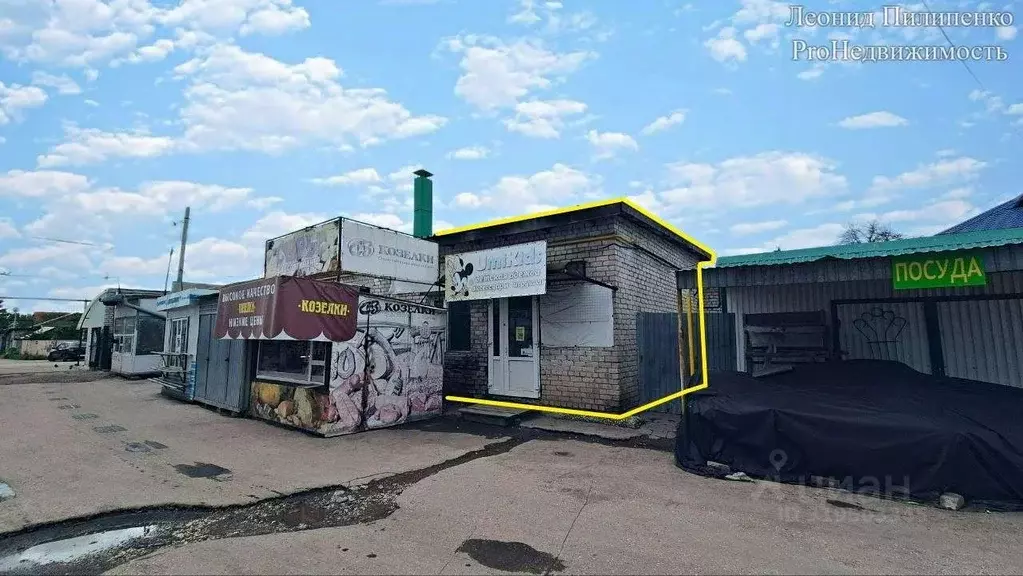Торговая площадь в Самарская область, Кинель Октябрьская ул., 57А (23 ... - Фото 0