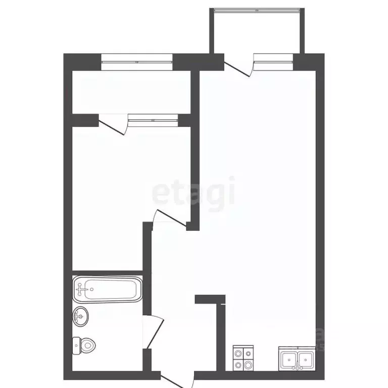 2-к кв. Алтайский край, Барнаул ул. Имени В.Т. Христенко, 2к3 (51.0 м) - Фото 2
