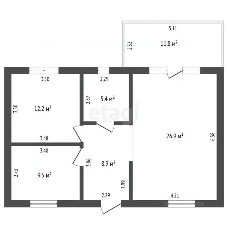 Дом в Калининградская область, Зеленоградский муниципальный округ, ... - Фото 2