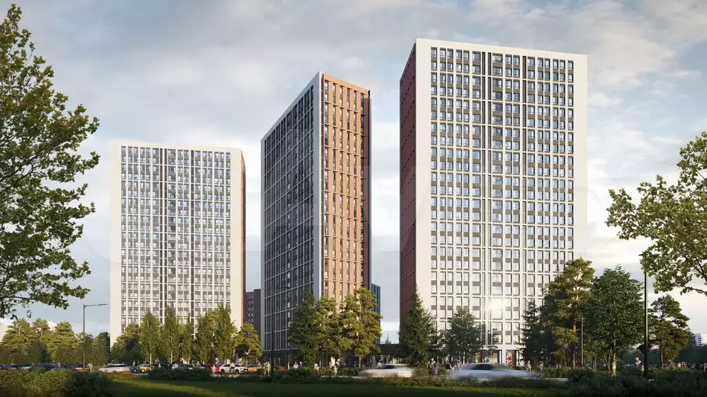 3-к. квартира, 59,2 м, 21/25 эт. - Фото 1