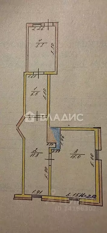 1-к кв. Белгородская область, Короча ул. Карла Маркса, 49 (40.6 м) - Фото 2