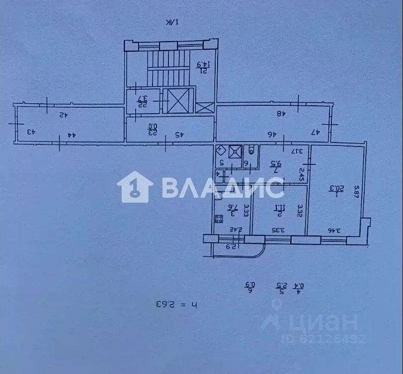 2-к кв. Санкт-Петербург Пулковское ш., 15К2 (52.1 м) - Фото 2