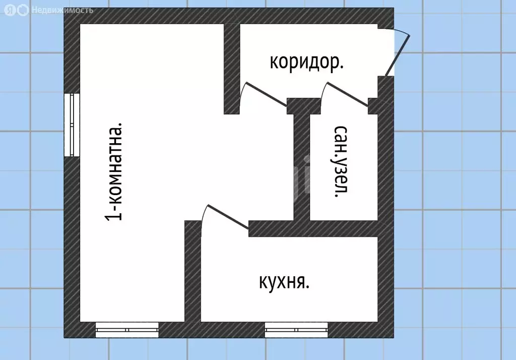 1-комнатная квартира: Иркутск, улица Лермонтова, 337 (30.9 м) - Фото 1