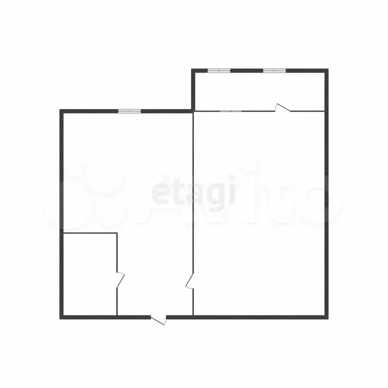 1-к. квартира, 30 м, 5/5 эт. - Фото 0