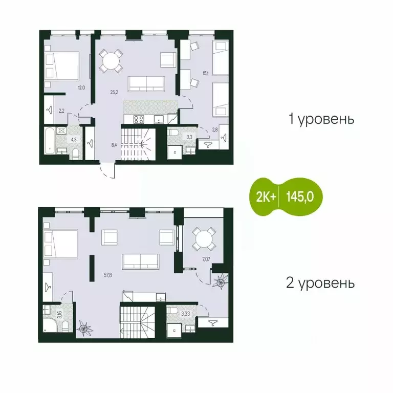 3-к кв. Забайкальский край, Чита Каштакский мкр,  (145.05 м) - Фото 1