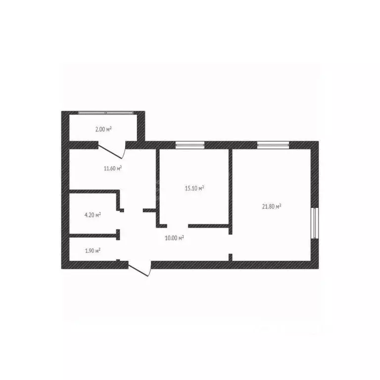 2-к кв. Брянская область, Брянск просп. Станке Димитрова, 100А (64.6 ... - Фото 1