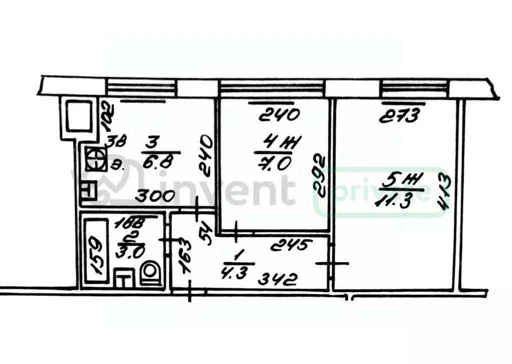 2-к кв. Калининградская область, Калининград ул. Александра Невского, ... - Фото 2