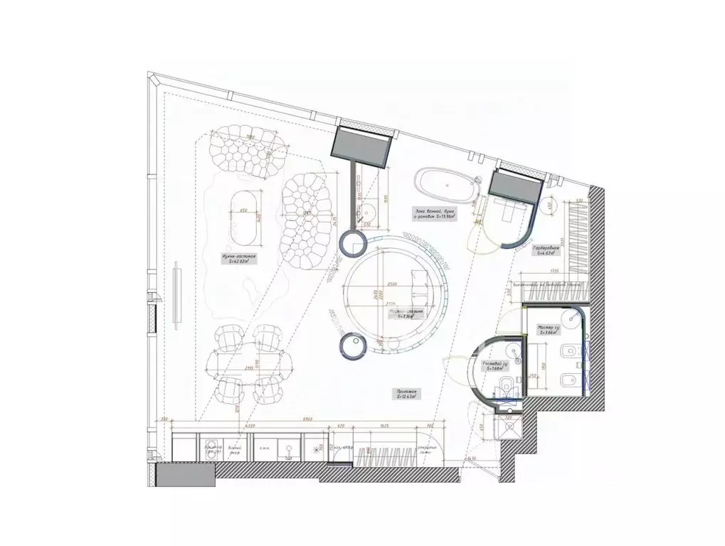 2-к кв. Москва Краснопресненская наб., 14Ак2 (85.0 м) - Фото 2