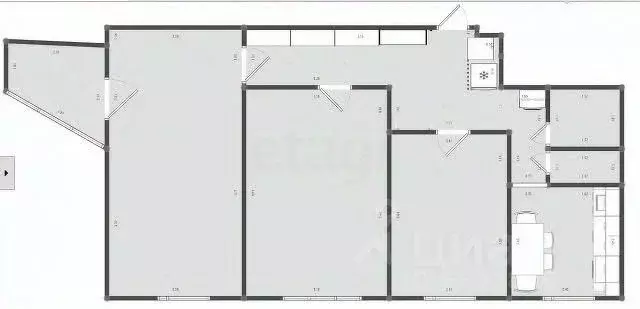 3-к кв. Тульская область, Богородицк 9 Мая ул., 27 (40.7 м) - Фото 2