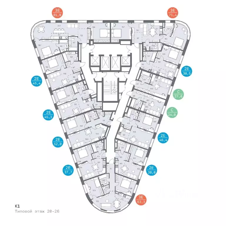 3-к кв. Москва ш. Боровское (дублер) (72.8 м) - Фото 1