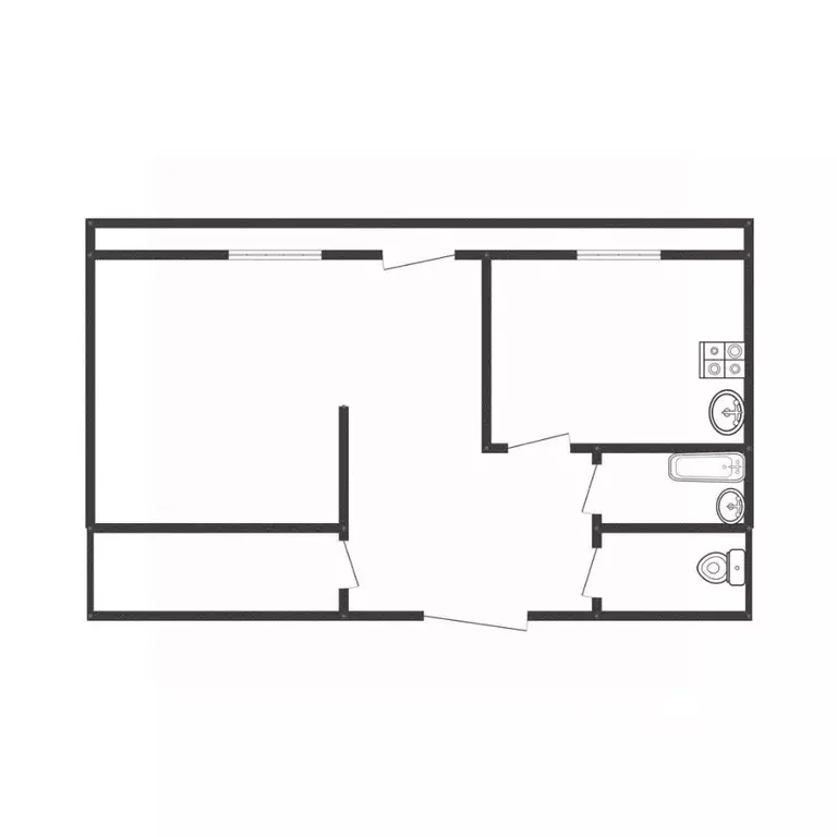 1-к кв. Воронежская область, Воронеж ул. Переверткина, 47 (33.2 м) - Фото 2