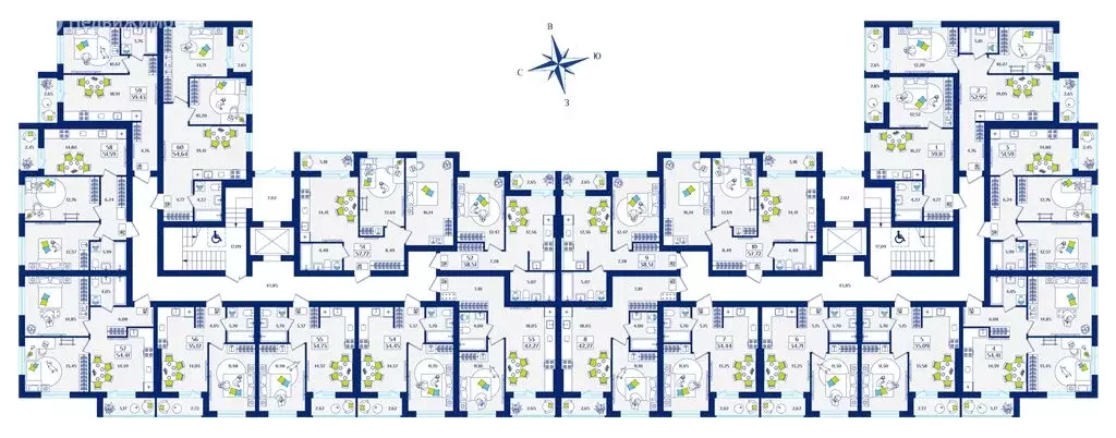 1-комнатная квартира: Калининградская область, Зеленоградск (39.43 м) - Фото 1