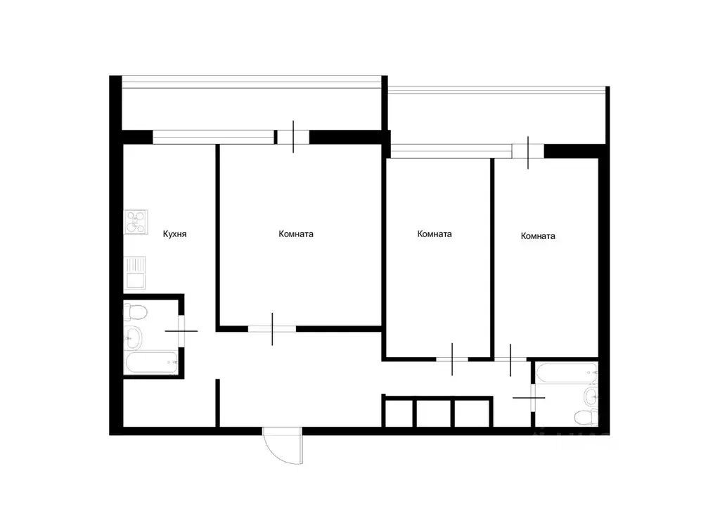 3-к кв. Москва Щелковское ш., 21К2 (80.0 м) - Фото 1