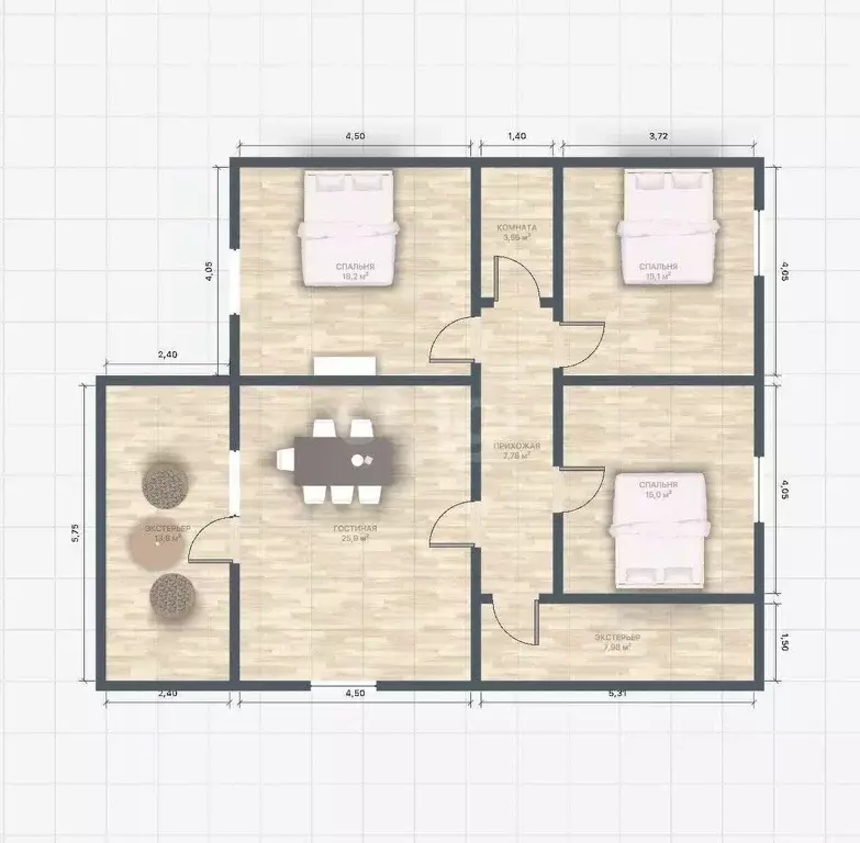 Дом в Башкортостан, Уфа Елкибаево-Федоровка-Самохваловка жилрайон, ул. ... - Фото 1