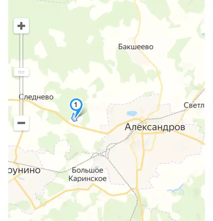 Участок в Владимирская область, Александровский муниципальный округ, ... - Фото 1