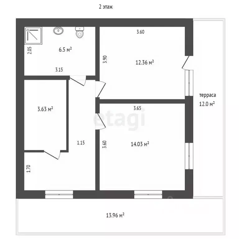 Дом в Севастополь ул. 2-я Линия, 30 (186 м) - Фото 2
