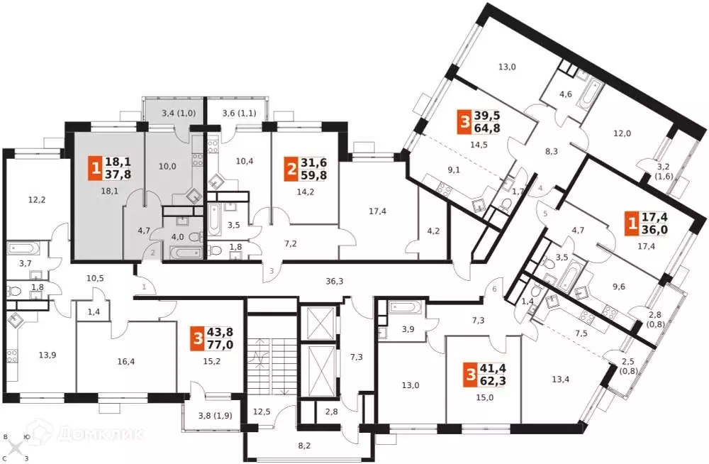 Продаётся 1-к квартира, 37.8 м - Фото 0