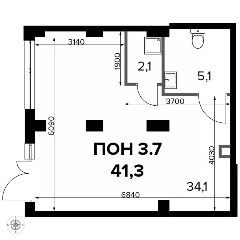 Офис в Москва Ленинградское ш., 228к4 (85 м) - Фото 1