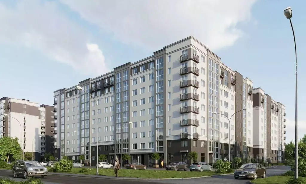 2-к кв. Калининградская область, Калининград Суздальская ул. (62.37 м) - Фото 1