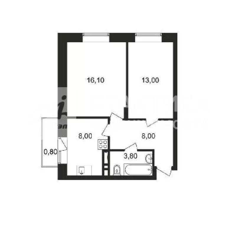 Продается 2-комнатная квартира - Фото 1