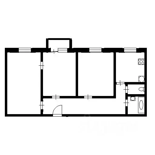 3-к кв. Санкт-Петербург ул. Куйбышева, 1/5 (77.8 м) - Фото 1