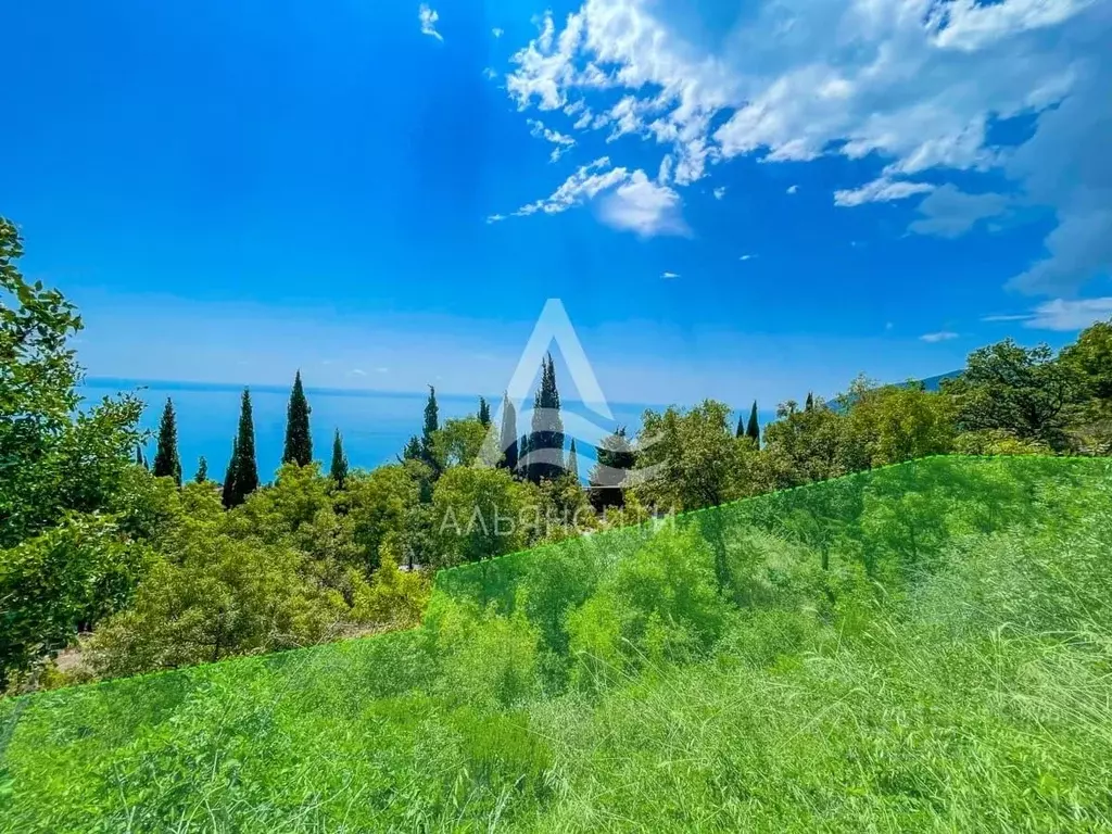 Участок в Крым, Алушта муниципальный округ, с. Кипарисное ул. ... - Фото 2