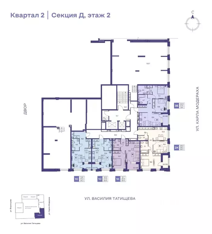 1-к кв. Пермский край, Пермь ул. Карла Модераха, 7 (38.5 м) - Фото 2