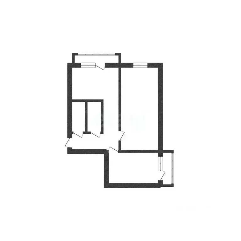 2-к кв. Курганская область, Курган Заозерный жилрайон, 6А мкр, 5 (62.0 ... - Фото 1