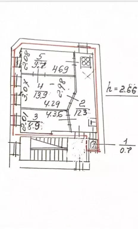 3-к кв. Санкт-Петербург 9-я Советская ул., 30 (45.5 м) - Фото 1