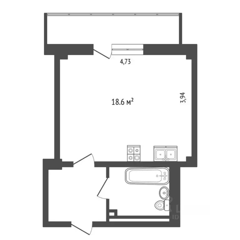 Студия Тюменская область, Тюменский муниципальный округ, д. Дударева ... - Фото 2