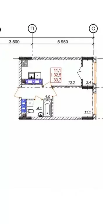 1-к кв. Нижегородская область, Нижний Новгород д. Анкудиновка, ул. ... - Фото 2