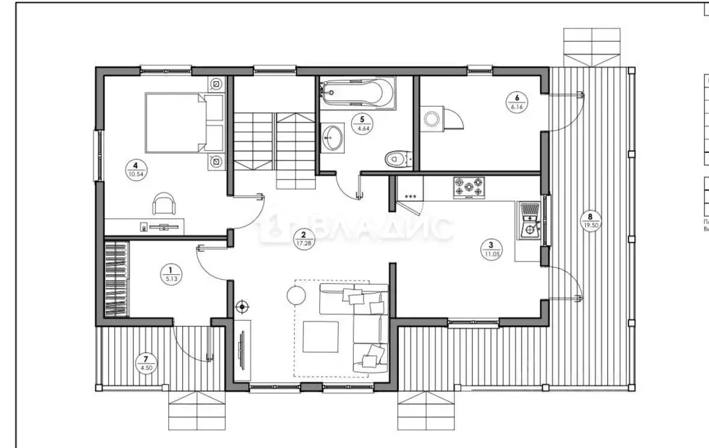 Дом в Ленинградская область, Выборгский район, Приморское городское ... - Фото 2
