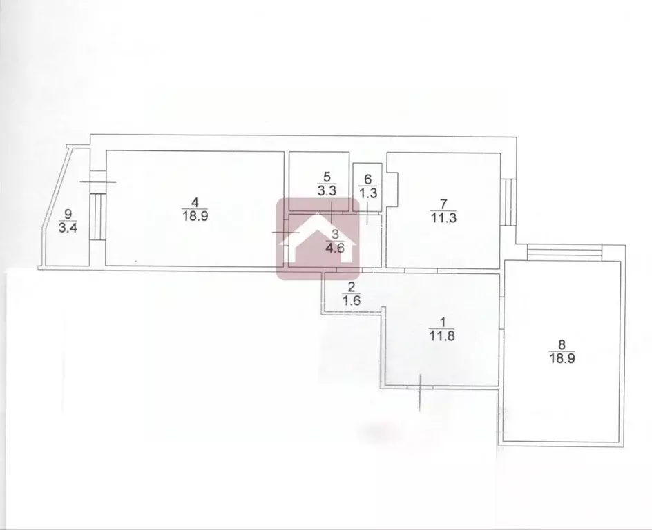 2-к кв. Саратовская область, Саратов Заводская ул., 2/1 (75.0 м) - Фото 1