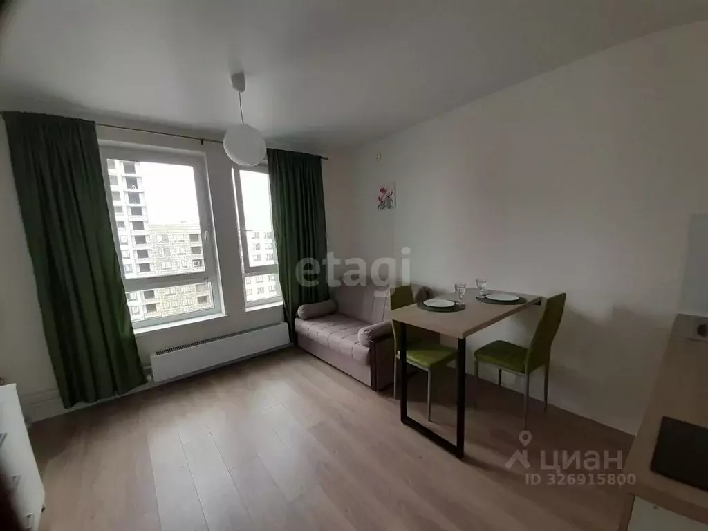 Студия Тюменская область, Тюмень Полевая ул., 117к3 (22.0 м) - Фото 1