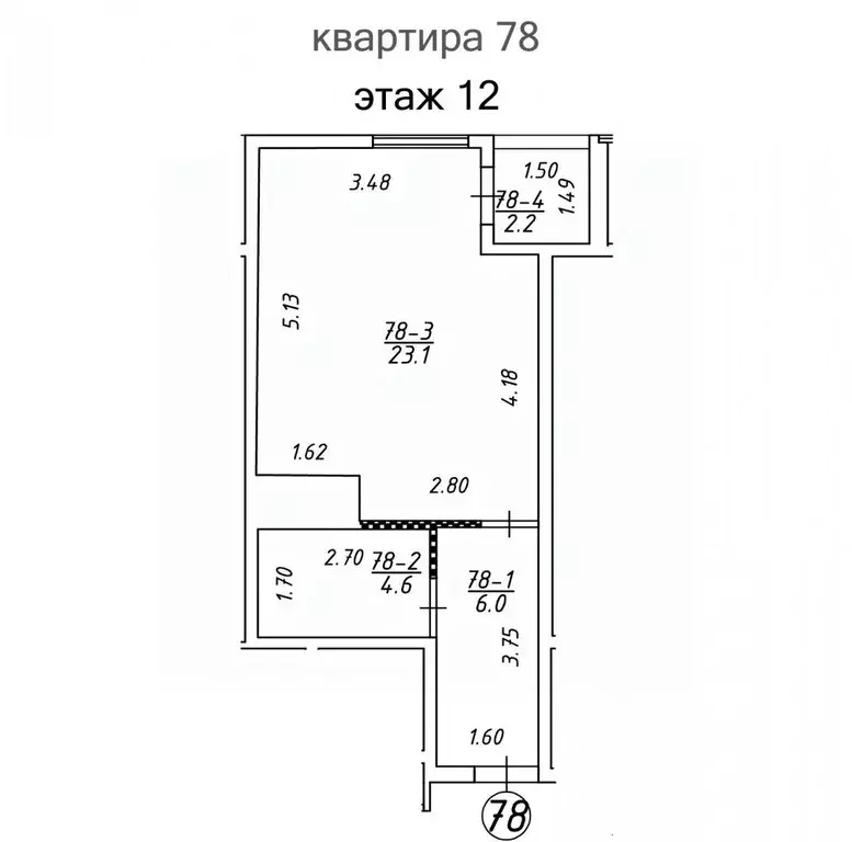 Студия Крым, Ялта ул. Крупской, 52 (35.0 м) - Фото 2